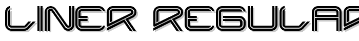 Liner Regular font
